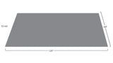 G-Floor Levant 5-ft x 10-ft Slate Grey Leather-Look PVC Garage Floor Roll, 55 mil