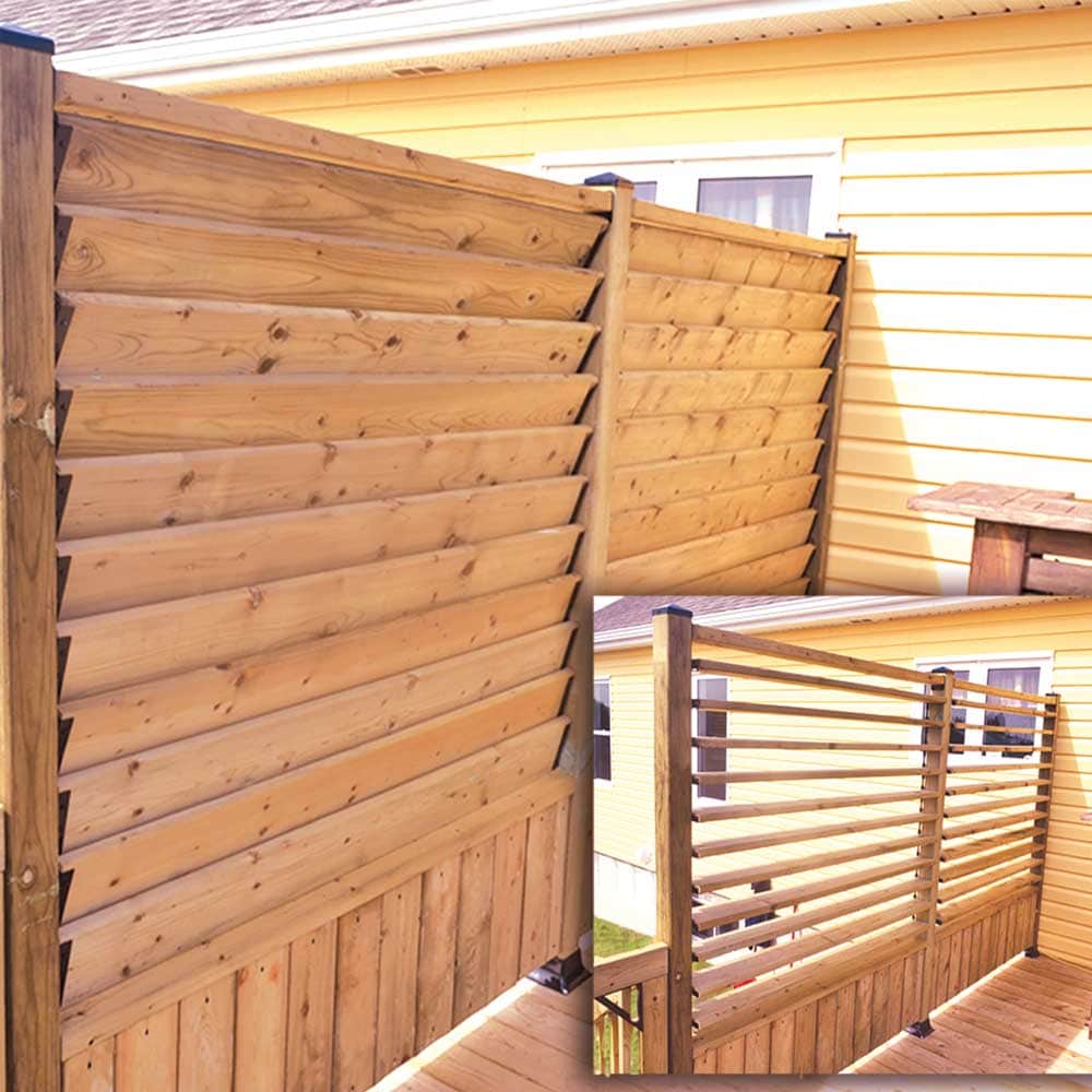 Pylex Black Metal Deck Sunblind System