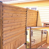 Pylex Black Metal Deck Sunblind System
