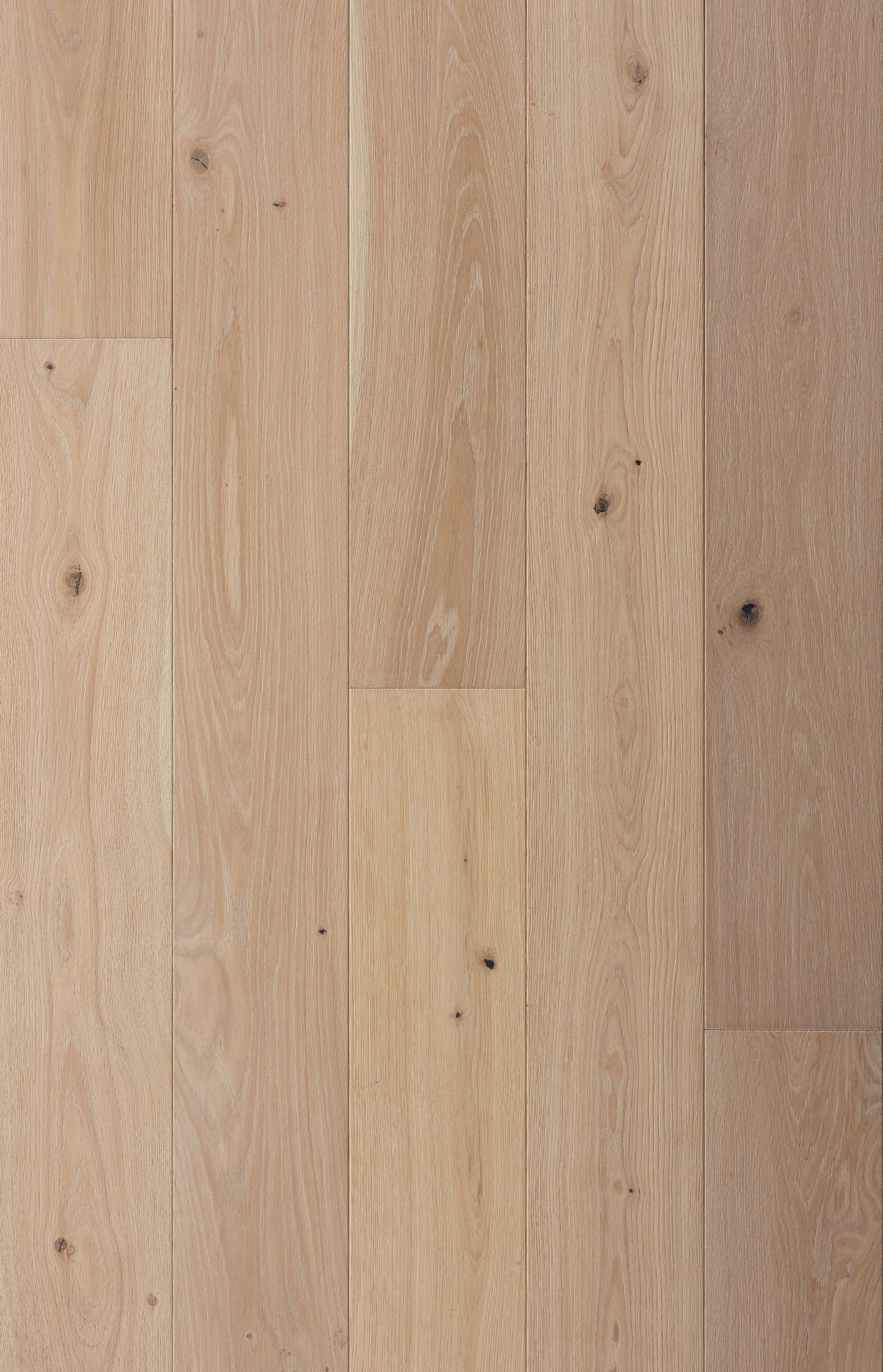 Villa Barcelona White oak Palamos hardwood flooring — primary plank view