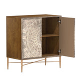 Clihome 2-Door Storage Cabinets 29.63-in W x 31.63-in H Wood Composite White Freestanding Utility Storage Cabinet