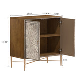 Clihome 2-Door Storage Cabinets 29.63-in W x 31.63-in H Wood Composite White Freestanding Utility Storage Cabinet