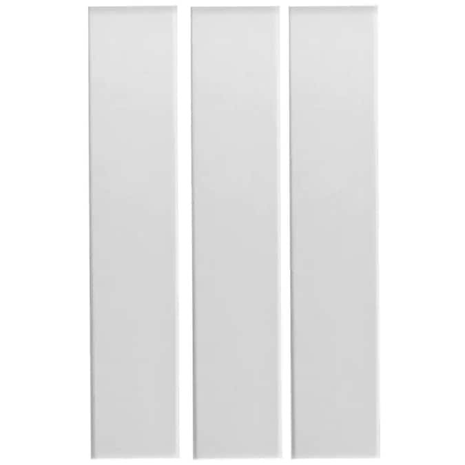 A La Maison Ceilings 3.25-ft x 0.5-ft Plain White Polystyrene Surface-mount Ceiling Plank (12-Pack, 19.5-sq ft / Case)