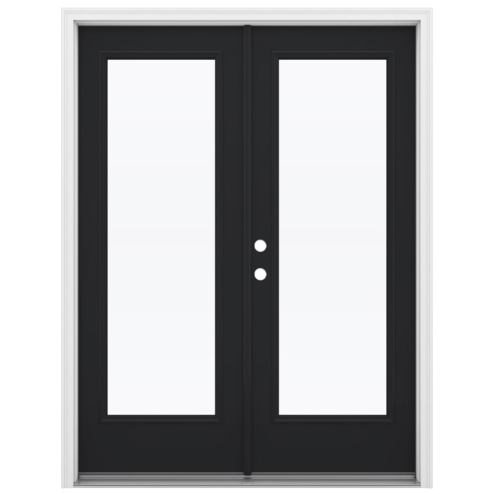 JELD-WEN 60-in x 80-in Fiberglass French, Right-hand inswing – primary product view