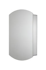 Croydex 16-in x 26-in Surface/Recessed Mount Silver Mirrored Arched Medicine Cabinet