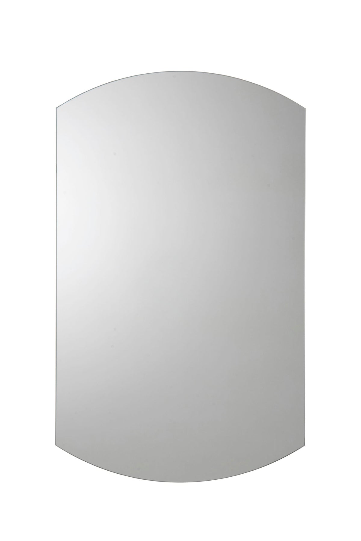 Croydex 16-in x 26-in Surface/Recessed Mount Silver Mirrored Arched Medicine Cabinet