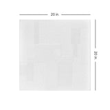 A La Maison Ceilings 1.67-ft x 1.67-ft Vectors Plain White Polystyrene Surface-mount Ceiling Tile (8-Pack, 21.6-sq ft / Case)