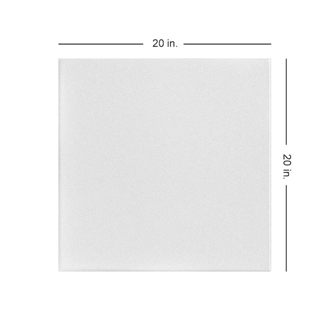 A La Maison Ceilings 1.67-ft x 1.67-ft Basic Plain White Polystyrene Surface-mount Ceiling Tile (8-Pack, 21.6-sq ft / Case)