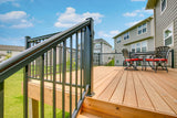 Harmony Railing 6-ft x 34-in Black Aluminum Deck Rail Kit