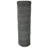 Acorn International 50' x 5' 20-Gauge Silver Galvanized Steel Chicken Wire Fencing