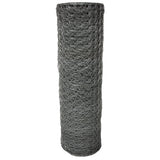 Acorn International 6-ft 20-Gauge Silver Galvanized Steel Chicken Wire Rolled Fencing with Mesh Size 1-in