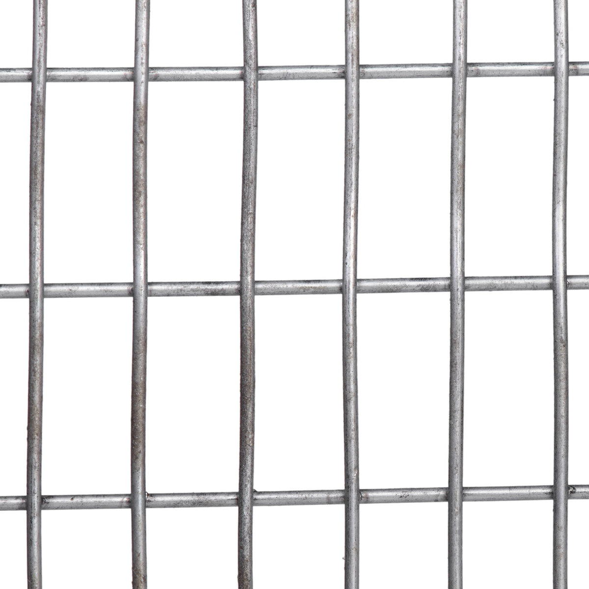 Acorn International Silver Galvanized Welded Wire Garden Fence 25ft