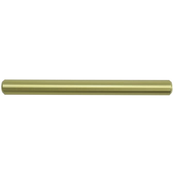 Laurey Melrose 4-in (102mm) Center to Center Satin Brass Cylindrical Bar Drawer Pull