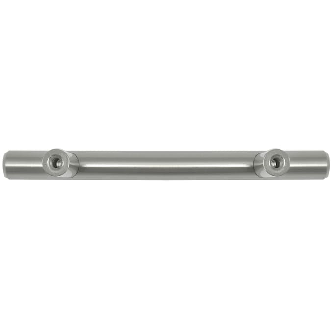 Laurey Melrose 7-9/16-in (192mm) Center to Center Brushed Satin Nickel Cylindrical Bar Drawer Pull