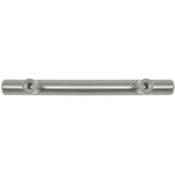 Laurey Melrose 4-in (102mm) Center to Center Brushed Satin Nickel Cylindrical Bar Drawer Pull