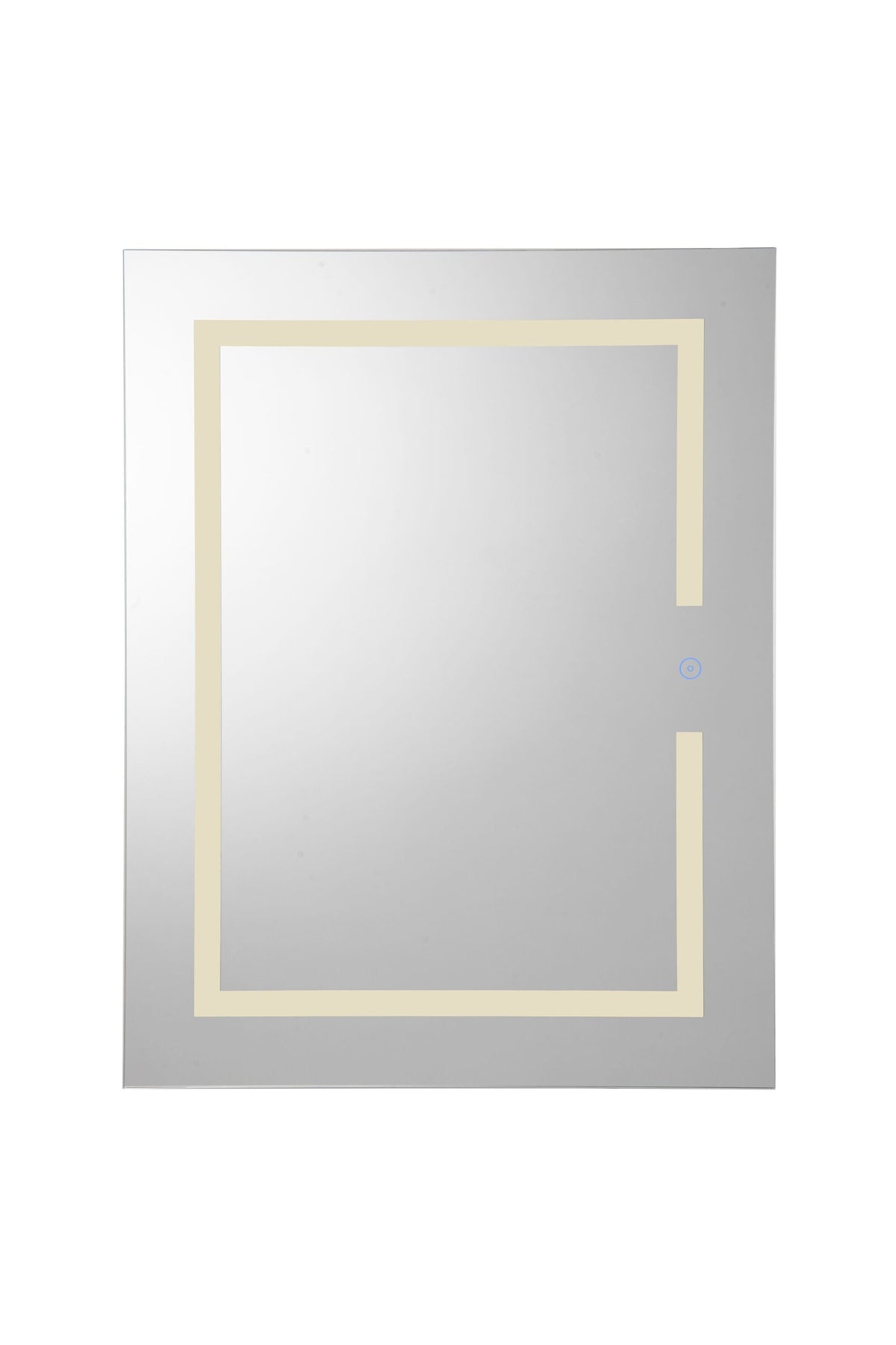 Croydex 20-in x 26-in Lighted LED Fog Free Surface/Recessed Mount Silver Mirrored Soft Close Medicine Cabinet with Outlet