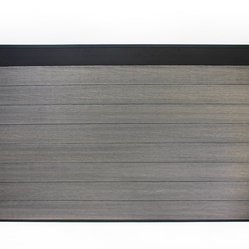 Infinity Euro 4-ft H x 6-ft W Oxford Grey Privacy Composite Fence Panel