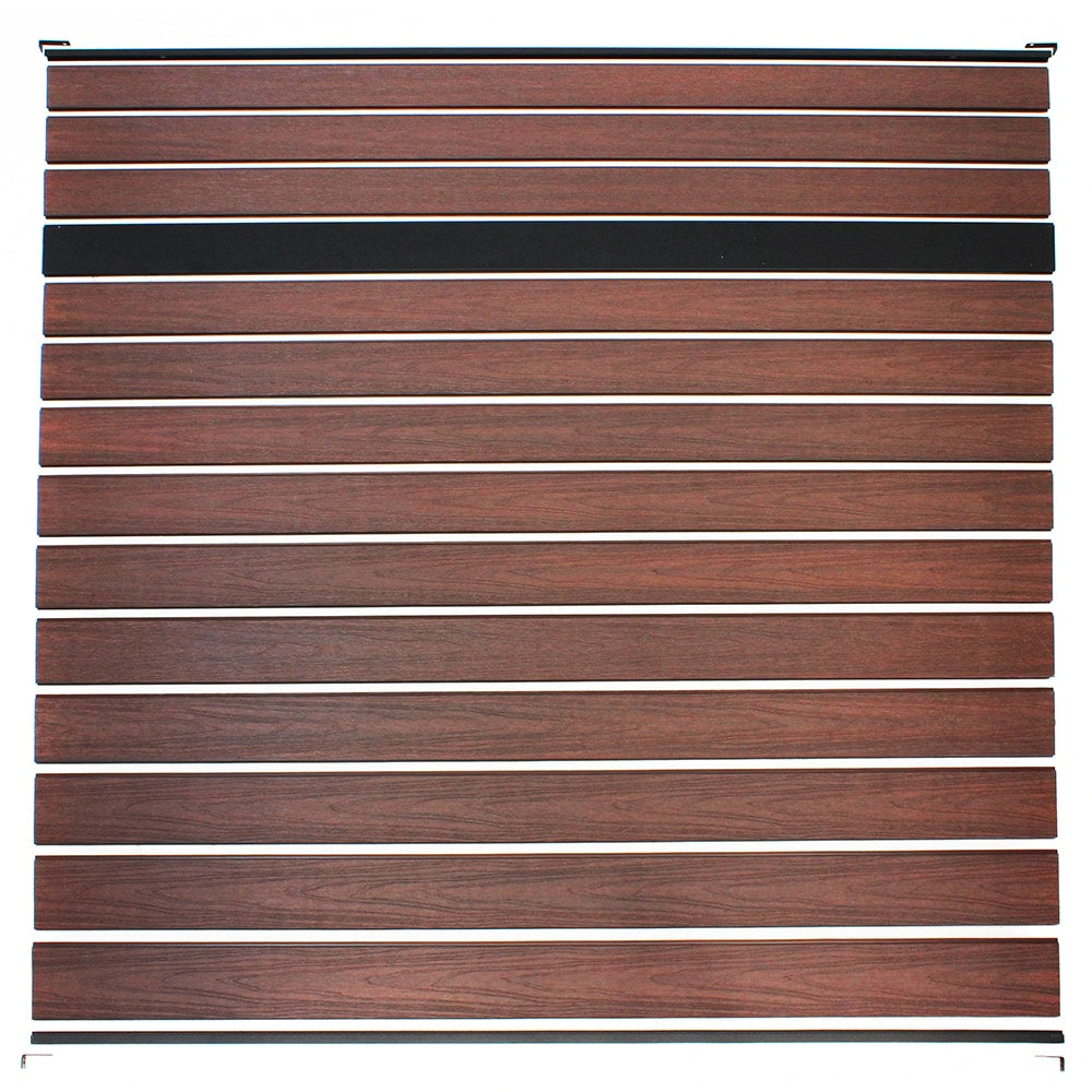 Infinity Euro 6-ft H x 6-ft W King Cedar Privacy Composite Fence Panel