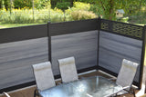 Infinity Euro 6-ft H x 6-ft W Oxford Grey Privacy Composite Fence Panel