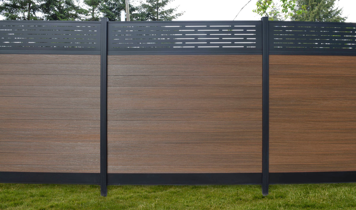 Infinity Euro 6-ft H x 6-ft W King Cedar Privacy Composite Fence Panel