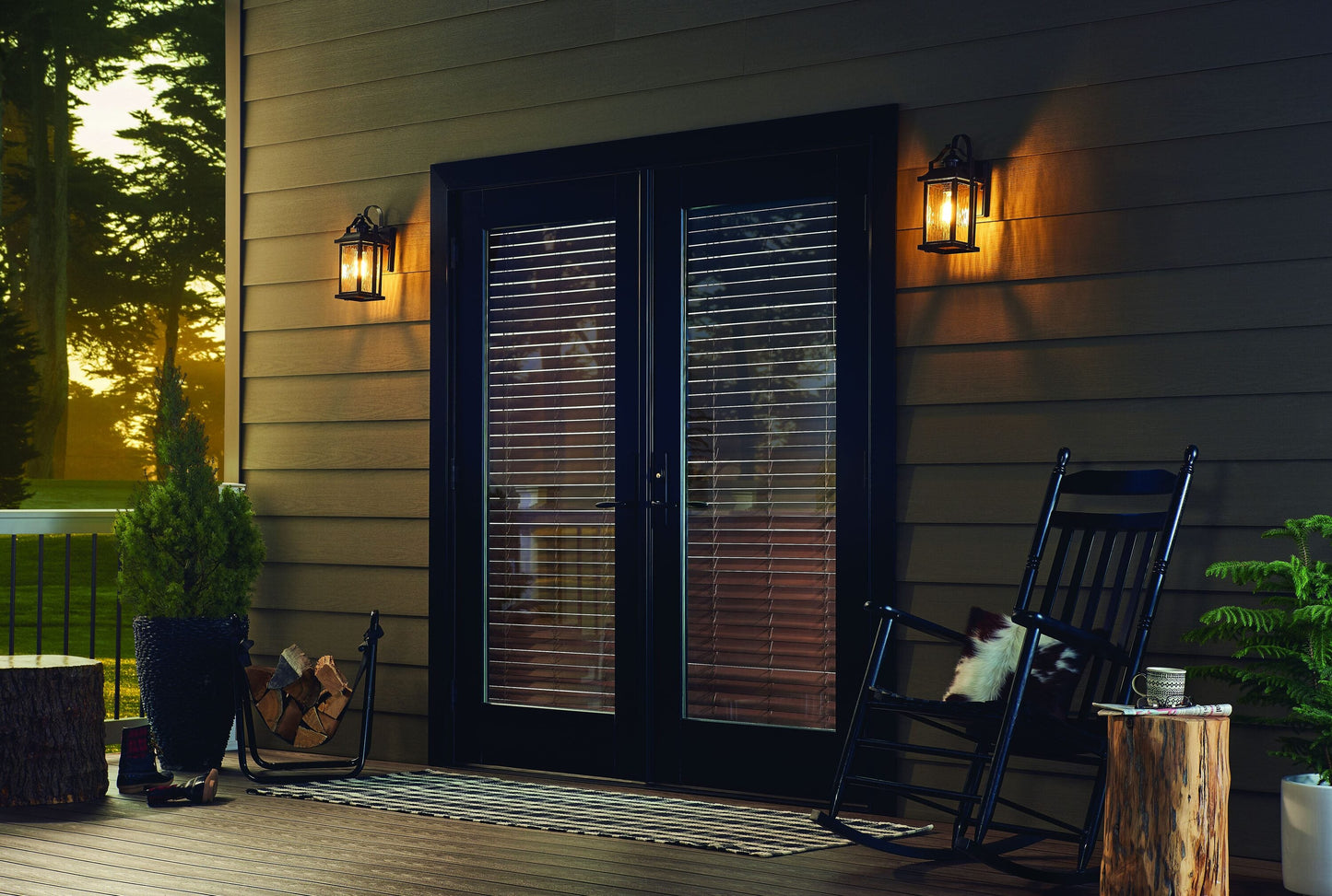 Kichler Linford 13.75-in H Olde Bronze Outdoor Wall Lantern, Medium Base (E-26)