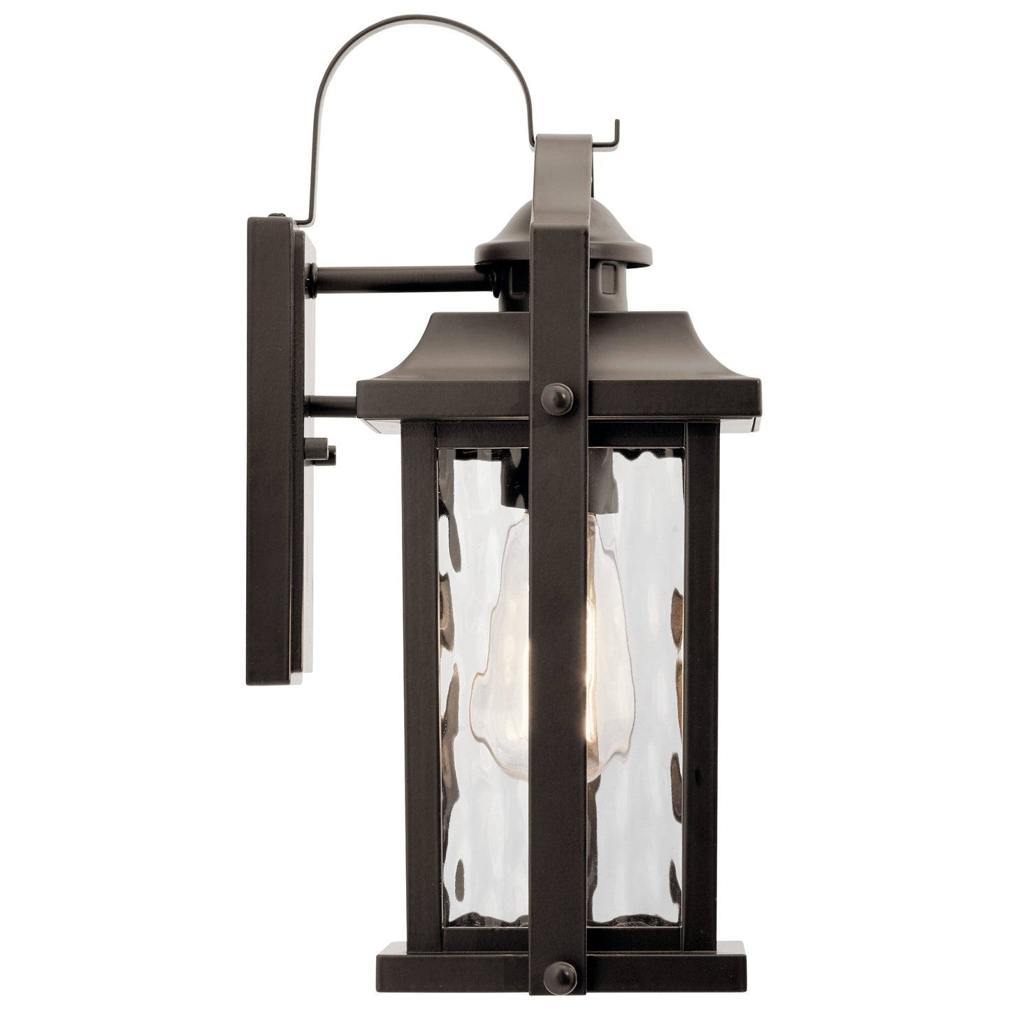 Kichler Linford 13.75-in H Olde Bronze Outdoor Wall Lantern, Medium Base (E-26)