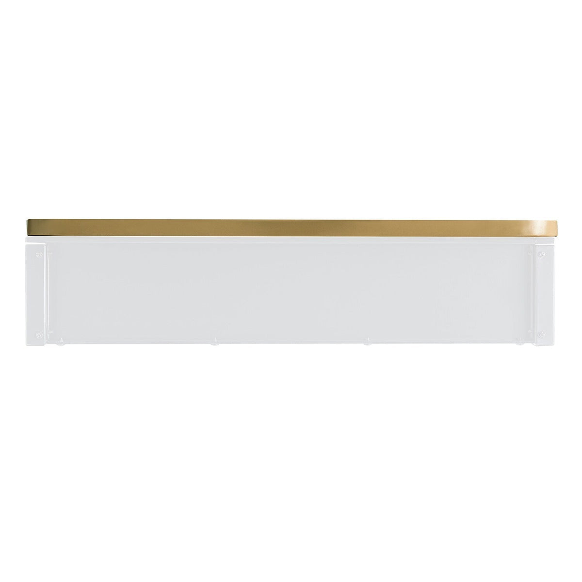 allen + roth 20-in x 26-in Surface/Recessed Mount Gold Mirrored Soft Close Medicine Cabinet