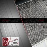 3 ft. L x 6 in. W No Drilling Snap & Lock Aluminum Gutter Guard with Stainless Steel Micro Mesh (25-Piece Equals 75 ft.)