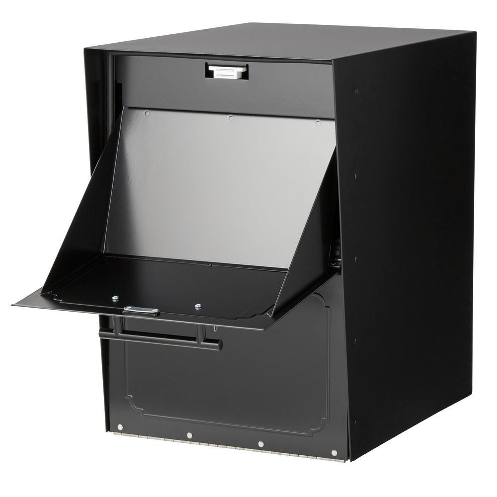 Oasis Black Post-Mount or Column-Mount Locking Drop Box - Super Arbor