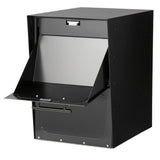 Oasis Black Post-Mount or Column-Mount Locking Drop Box - Super Arbor