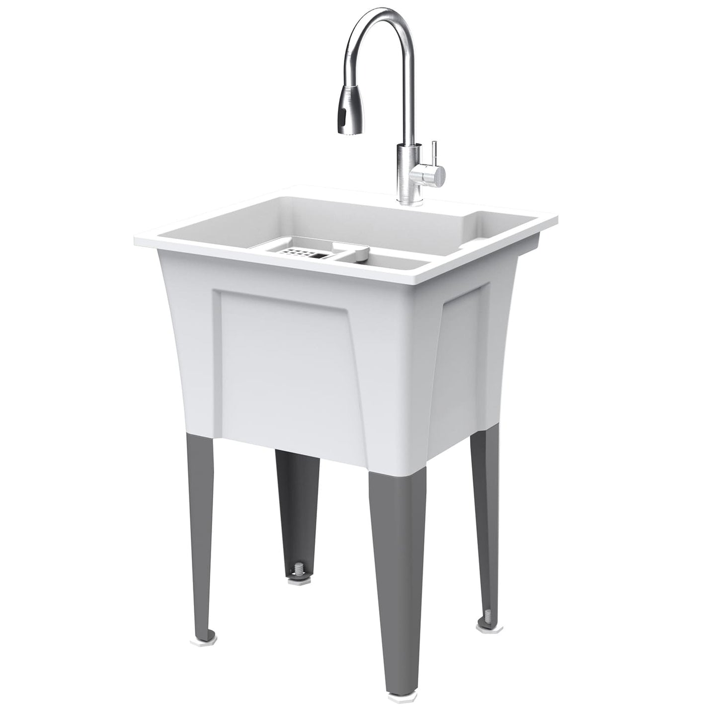 RuggedTub Freestanding Utility Tub with Faucet