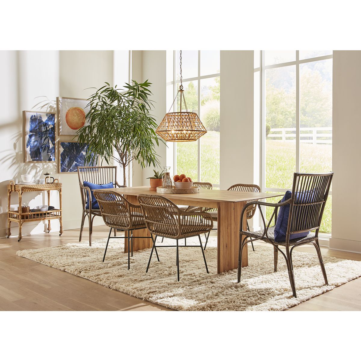 Progress Lighting Laila 4-Light Coastal Chandelier