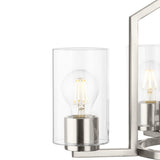 Progress Lighting Goodwin 5-Light Brushed Nickel Farmhouse Chandelier