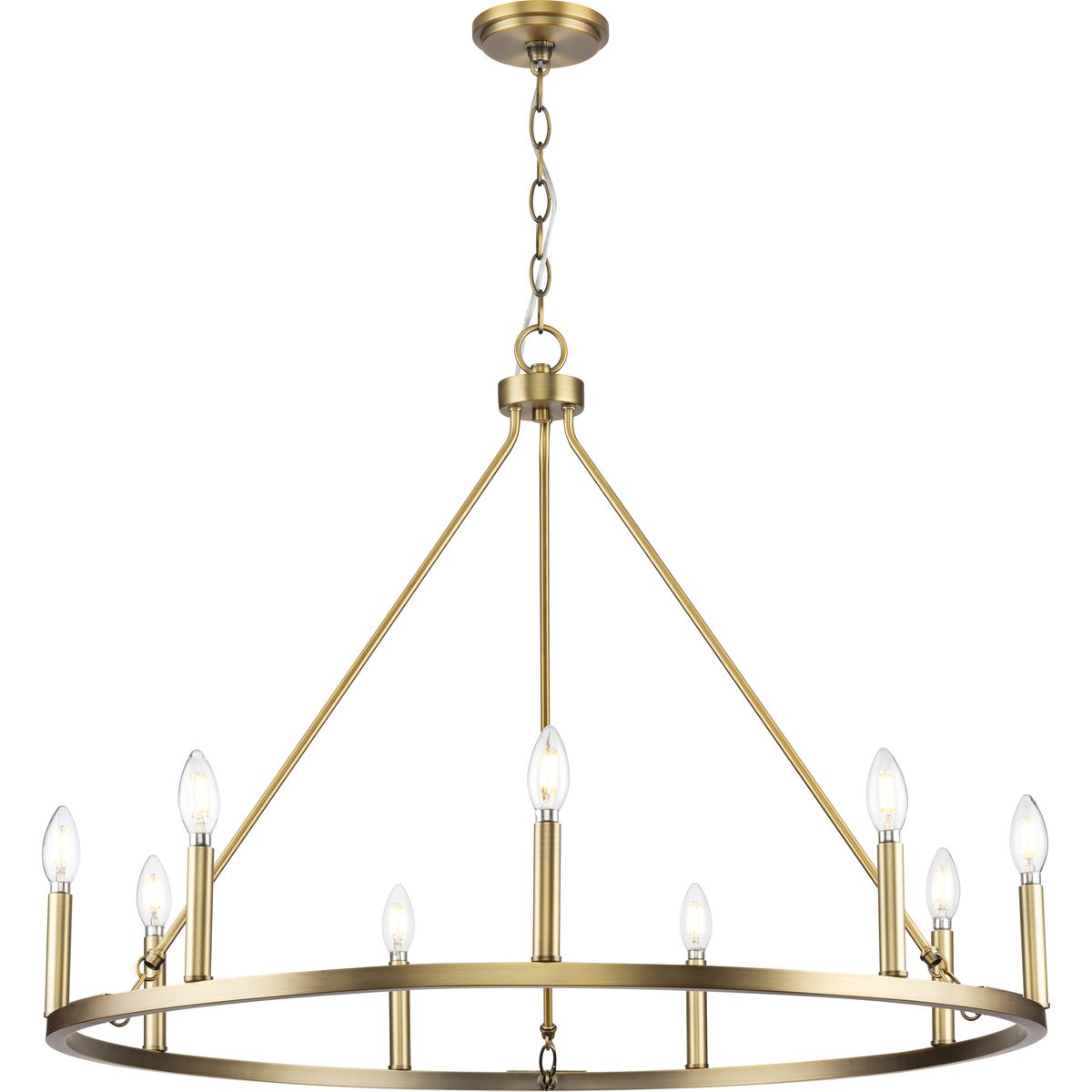 Progress Lighting Gilliam 9-Light Farmhouse Chandelier