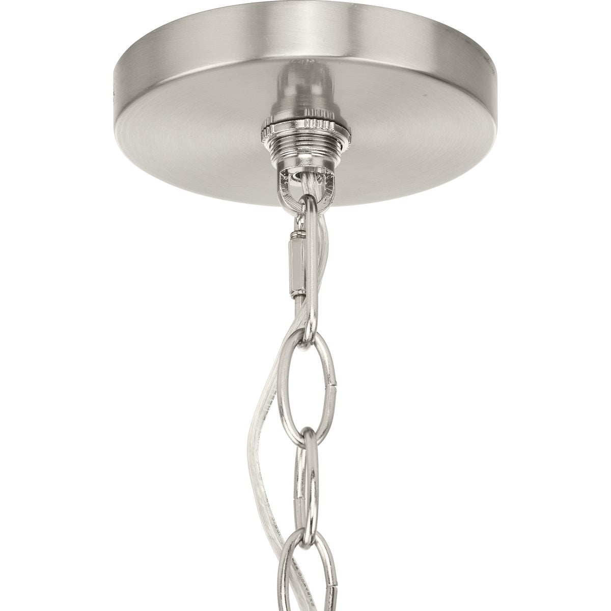 Progress Lighting Goodwin 5-Light Brushed Nickel Farmhouse Chandelier