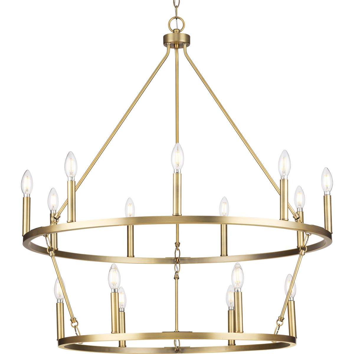 Progress Lighting Gilliam 15-Light Farmhouse Chandelier