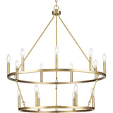 Progress Lighting Gilliam 15-Light Farmhouse Chandelier