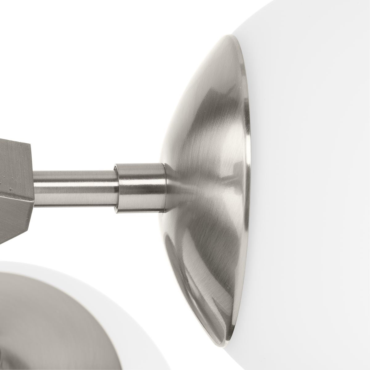 Progress Lighting Haas 4-Light Brushed Nickel Mid-century Chandelier