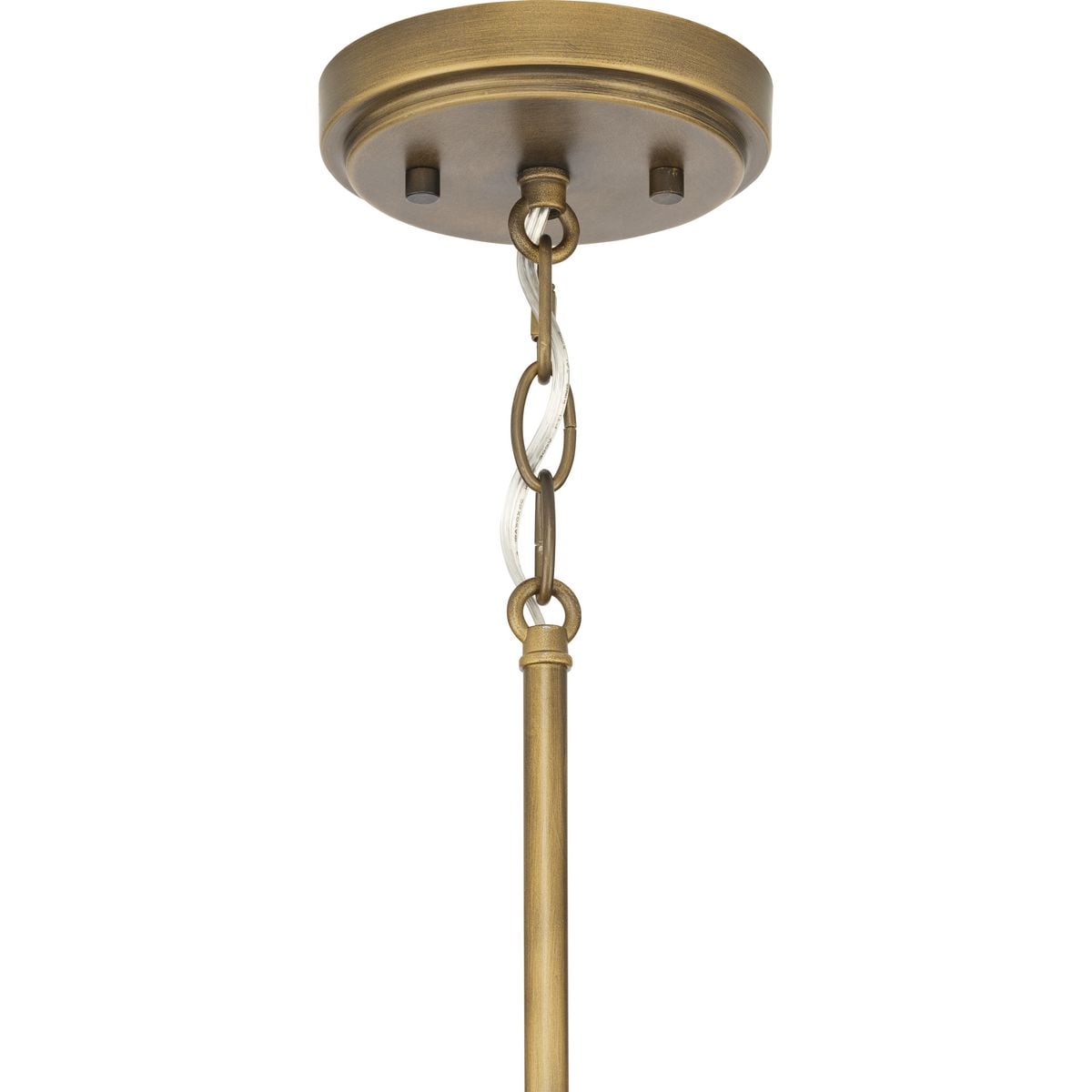 Progress Lighting Burgess 4-Light Bronze Craftsman Chandelier