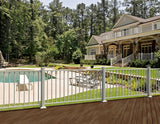 Fortress Building Products 18-ft x 40-in White Aluminum Deck Rail Kit