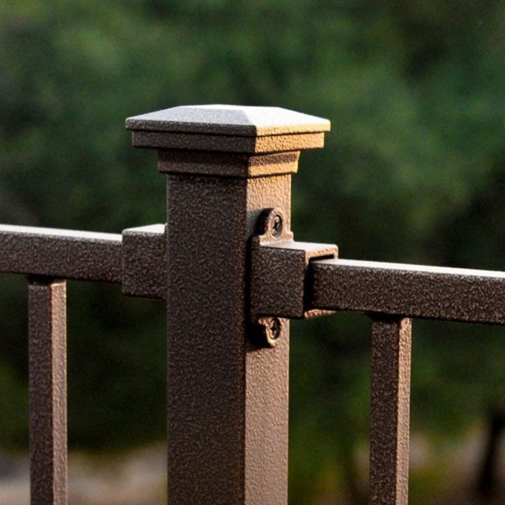 Fortress Building Products 6-ft x 40-in Antique Bronze Steel Deck Rail Kit