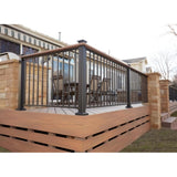 Fortress Building Products 36-ft x 34-in Black Sand Steel Deck Rail Kit