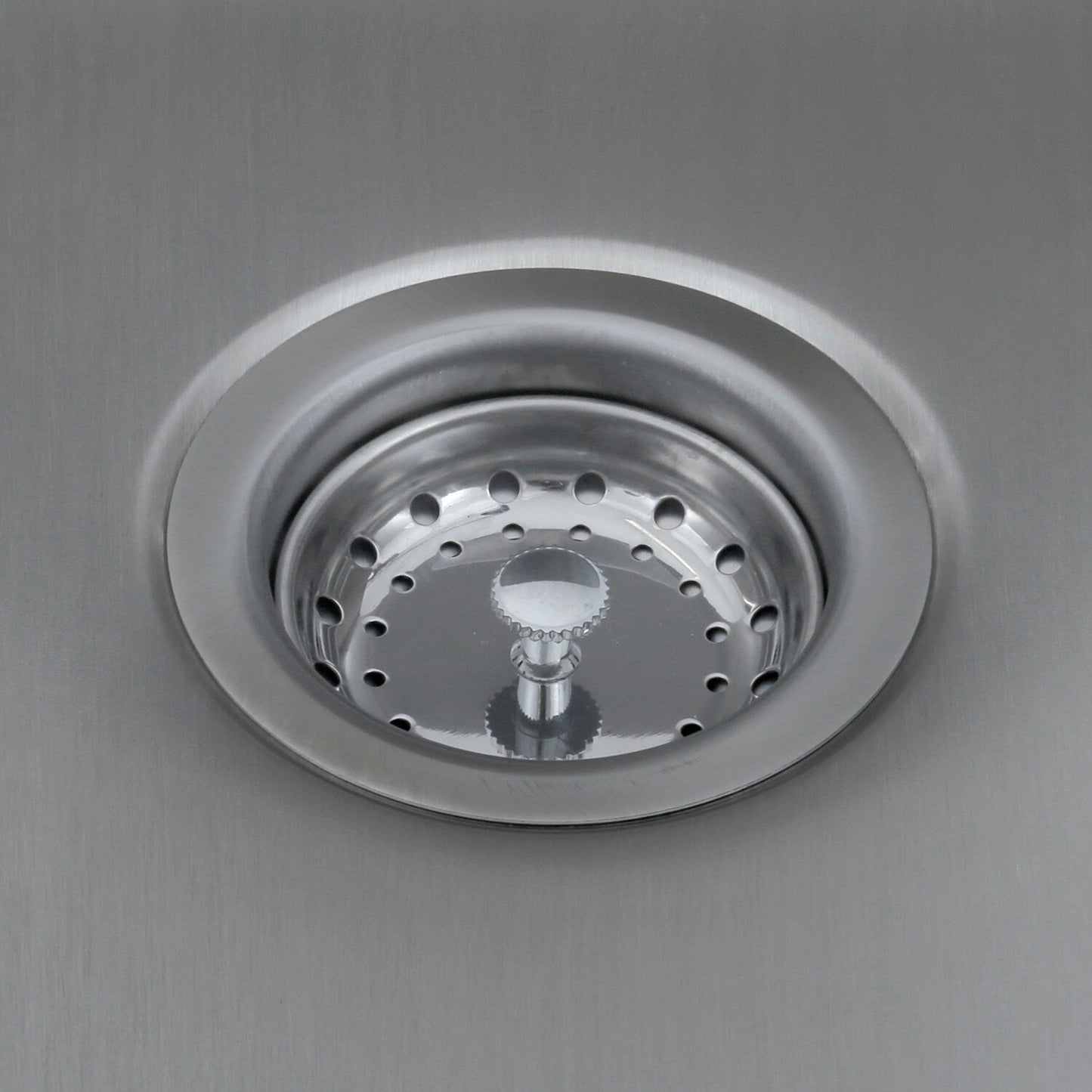 Presenza Brushed Steel Drop-In Utility Tub with Faucet