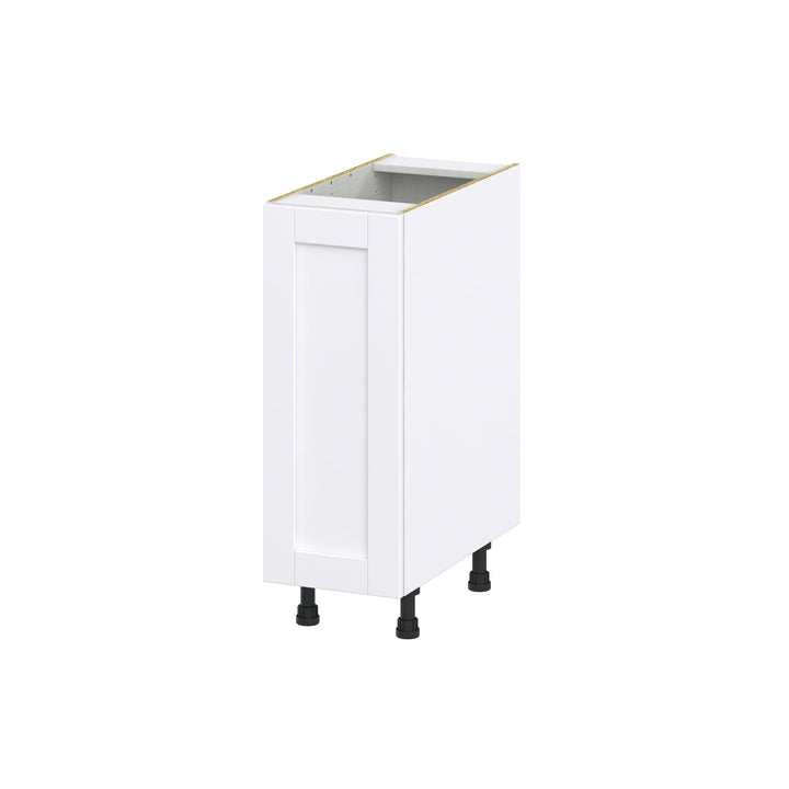 Hugo&Borg Rosemont 12-in W x 34.5-in H x 24-in D Glacier White Base Fully Assembled Cabinet (Flat Panel Shaker Door Style)