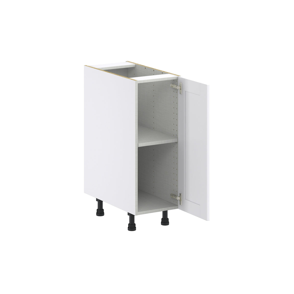Hugo&Borg Rosemont 12-in W x 34.5-in H x 24-in D Glacier White Base Fully Assembled Cabinet (Flat Panel Shaker Door Style)