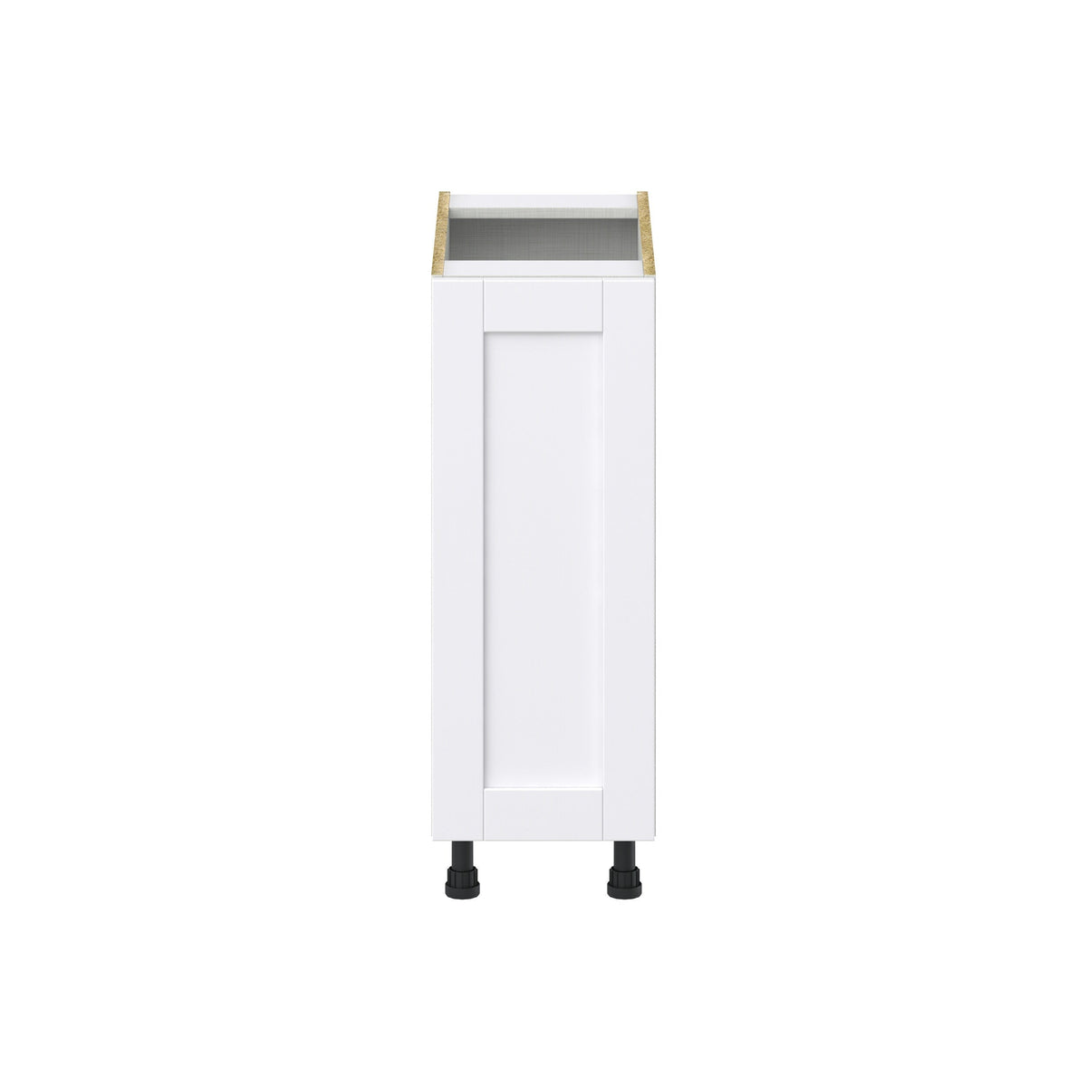 Hugo&Borg Rosemont 12-in W x 34.5-in H x 24-in D Glacier White Base Fully Assembled Cabinet (Flat Panel Shaker Door Style)