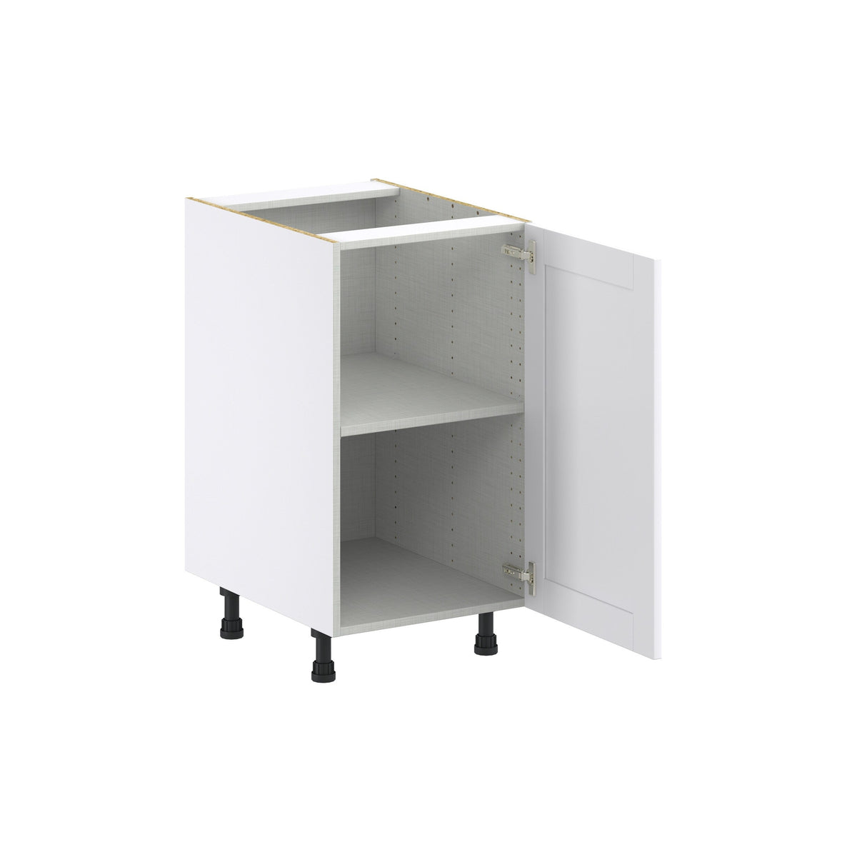 Hugo&Borg Rosemont 18-in W x 34.5-in H x 24-in D Glacier White Base Fully Assembled Cabinet (Flat Panel Shaker Door Style)