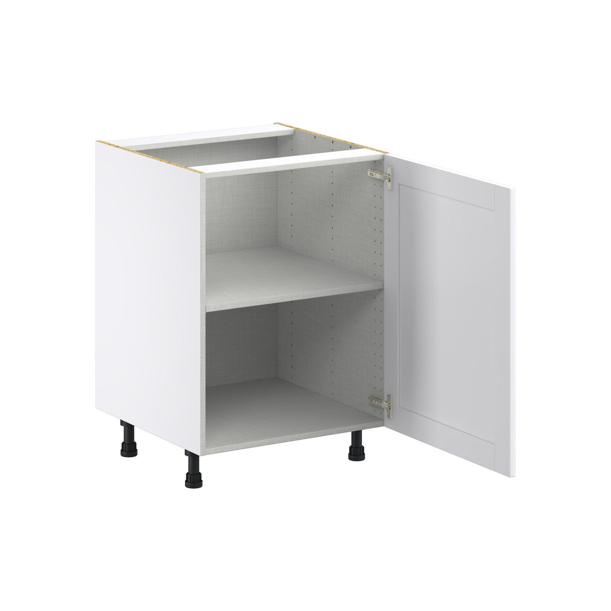 Hugo&Borg Rosemont 24-in W x 34.5-in H x 24-in D Glacier White Base Fully Assembled Cabinet (Flat Panel Shaker Door Style)