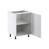 Hugo&Borg Rosemont 24-in W x 34.5-in H x 24-in D Glacier White Base Fully Assembled Cabinet (Flat Panel Shaker Door Style)