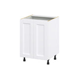 Hugo&Borg Rosemont 24-in W x 34.5-in H x 24-in D Glacier White Base Fully Assembled Cabinet (Flat Panel Shaker Door Style)